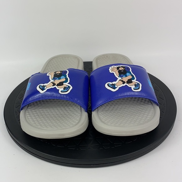 Nike Benassi JDI Print ACG 'Hike Man' Slide Sandals 631261-038 Men's Size 7 - Picture 2 of 12